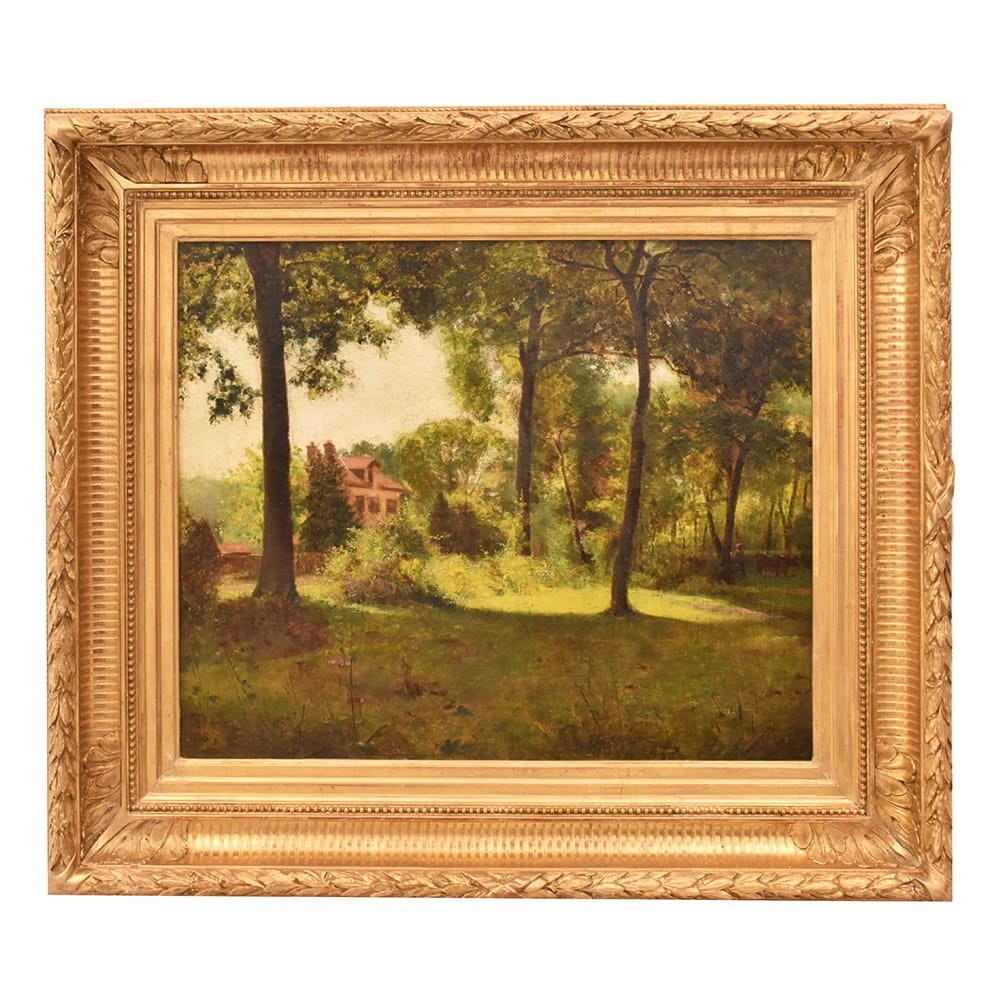 QP778 1a antique oil painting landscape natural painting XIX.jpg